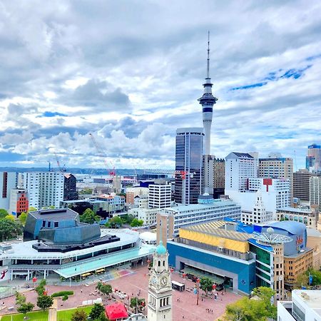 Skytower And City View 2 Bedroom Apartment On High Floor Auckland Eksteriør bilde