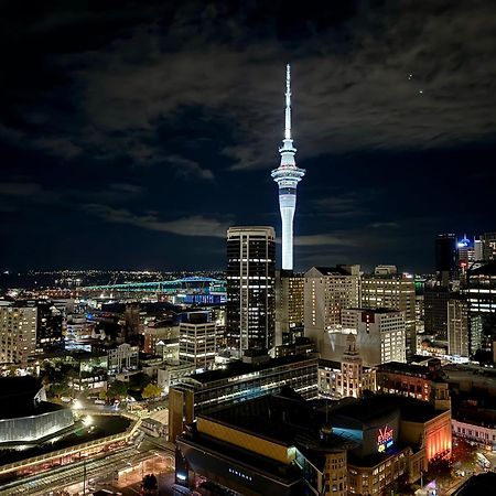 Skytower And City View 2 Bedroom Apartment On High Floor Auckland Eksteriør bilde