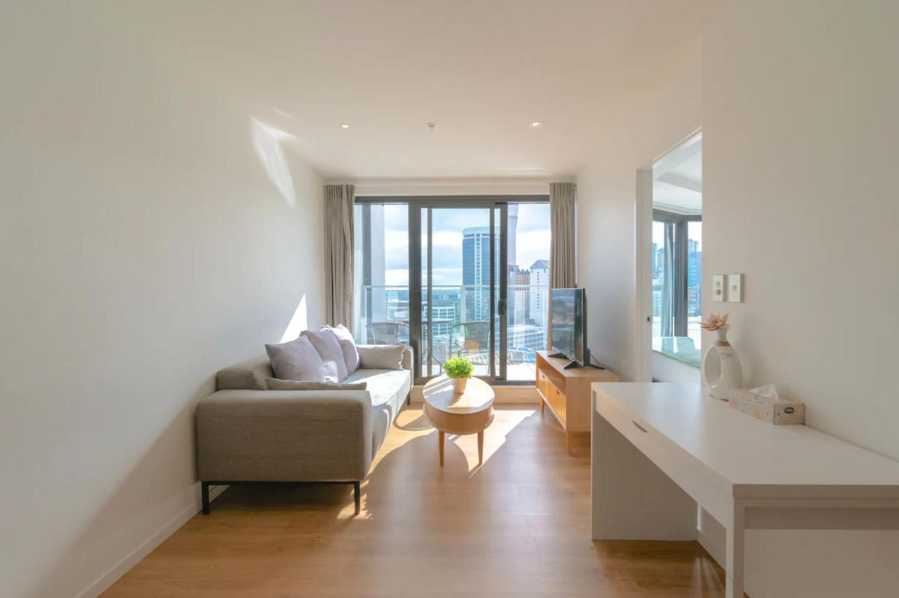 Skytower And City View 2 Bedroom Apartment On High Floor Auckland Eksteriør bilde